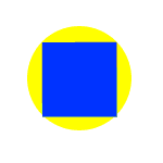 Eine Iluustration, die vom Kreis zum Dreieck, zum Viereck zum Fünfeck wechselt.
